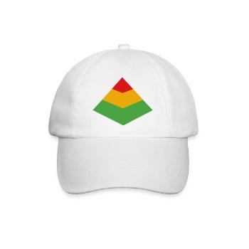 Test Pyramid - Baseballkappe - Weiß/Weiß - Vorne