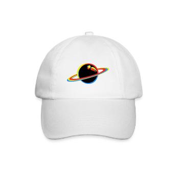 Planet - Baseballkappe - Weiß/Weiß - Vorne
