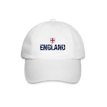 ENGLAND ENG WAPPEN EMBLEM MIT KREUZ - Baseballkappe - Weiß/Weiß - Vorne