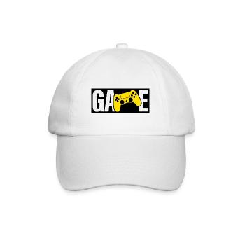 Game Game - Baseballkappe - Weiß/Weiß - Vorne