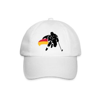 DEUTSCHLAND EISHOCKEY GER STÜRMER MIT ADLERKOPF - Baseballkappe - Weiß/Weiß - Vorne