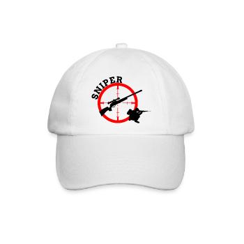 Sniper - Baseballkappe - Weiß/Weiß - Vorne