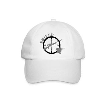Sniper - Baseballkappe - Weiß/Weiß - Vorne