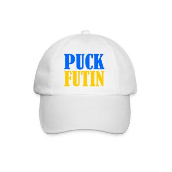 Puck futin - Baseballkappe - Weiß/Weiß - Vorne