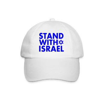 Israel - Baseballkappe - Weiß/Weiß - Vorne