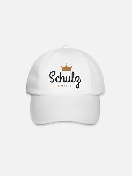 Schulz Familie - Baseballkappe - Weiß/Weiß