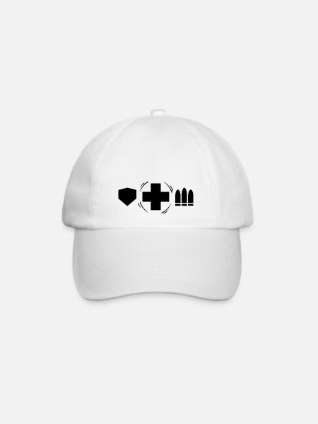 Healer - Baseballkappe - Weiß/Weiß