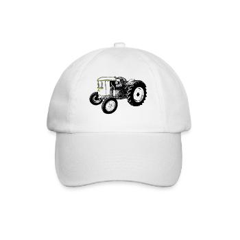 15er Deutz - Baseballkappe - Weiß/Weiß - Vorne