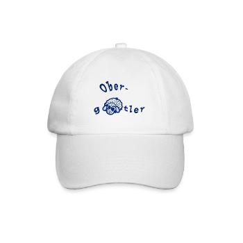 Oberg Schaf tler blauweiß - Baseballkappe - Weiß/Weiß - Vorne
