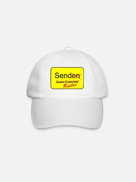 Send Münster - Baseballkappe - Weiß/Weiß
