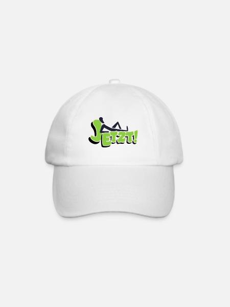 Jetzt - Baseballkappe - Weiß/Weiß