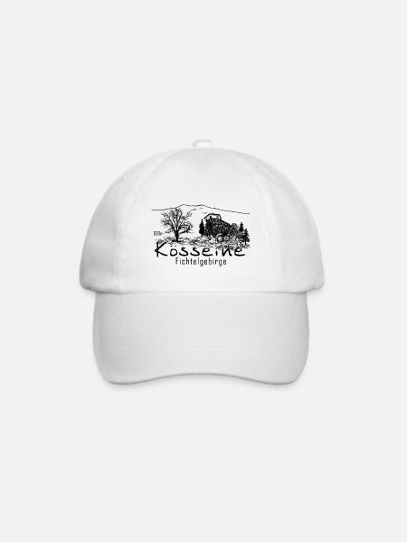 Kösseine Fichtelgebirge Fichtelhills - Baseballkappe - Weiß/Weiß