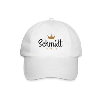 Schmidt-Familie - Baseballkappe - Weiß/Weiß - Vorne