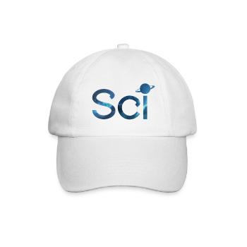 "Sci" Scicraft Server Merchandise - Baseballkappe - Weiß/Weiß - Vorne