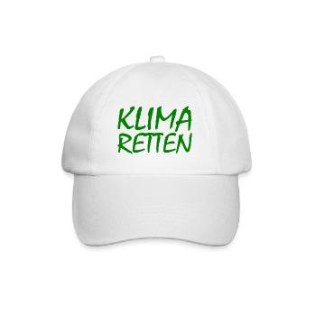 Klima retten - Baseballkappe - Weiß/Weiß - Vorne