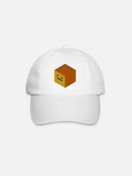 Emoji - Baseballkappe - Weiß/Weiß