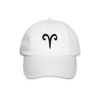 Aries - Baseballkappe - Weiß/Weiß - Vorne