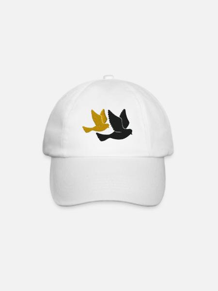 Birds - Baseballkappe - Weiß/Weiß