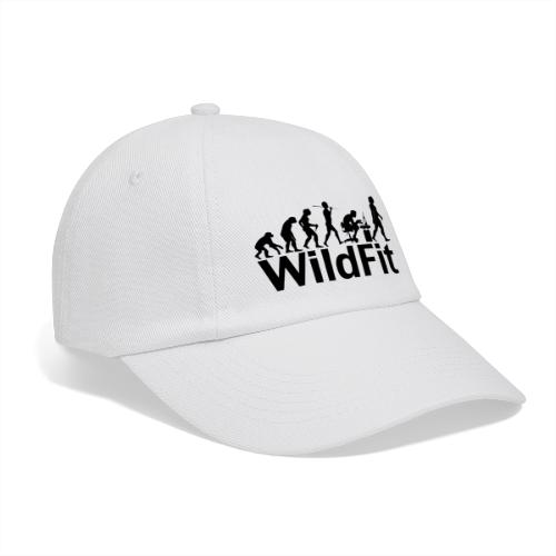 WildFit Logo Evolution in Schwarz - Baseballkappe
