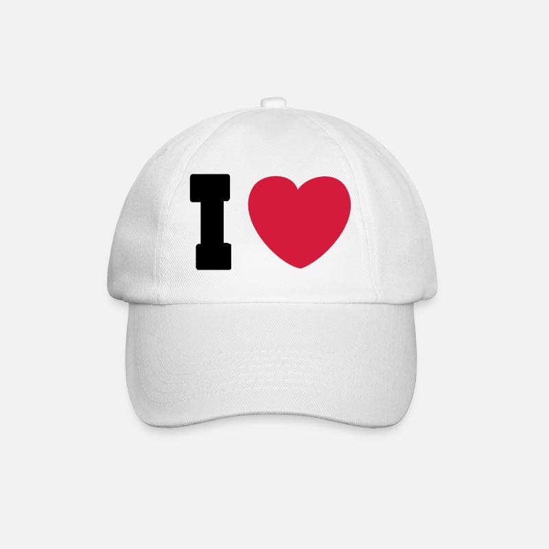 2009 08 23 ilove 78skate 2c - Casquette classique - blanc/blanc