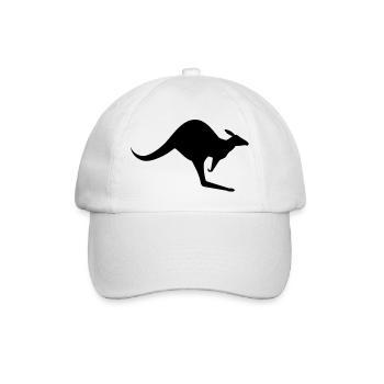 Kangaroo__V004 - Baseballkappe - Weiß/Weiß - Vorne