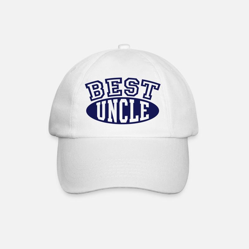 Meilleur oncle - Casquette classique - blanc/blanc
