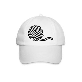 Laine - Casquette classique - blanc/blanc - Devant