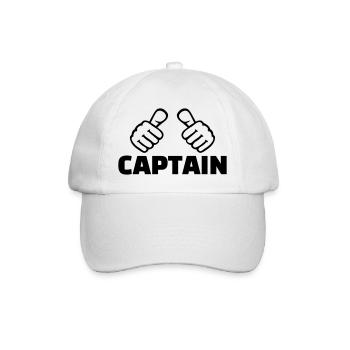 Capitaine - Casquette classique - blanc/blanc - Devant