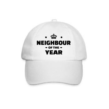 voisin / voisinage / voisine / convivial - Casquette classique - blanc/blanc - Devant