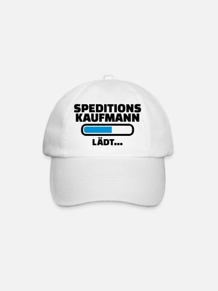 Speditionskaufmann - Baseballkappe - Weiß/Weiß