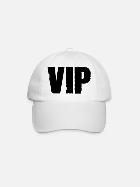 vip - Baseballkappe - Weiß/Weiß