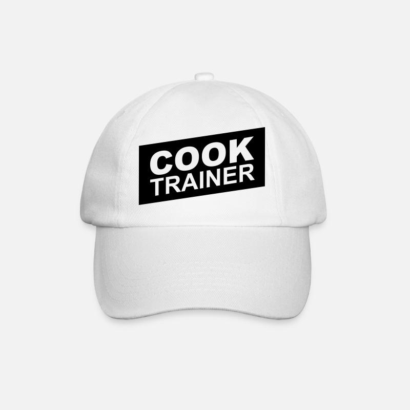 cook trainer - Casquette classique - blanc/blanc