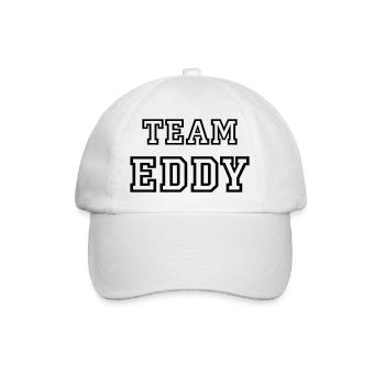 TEAM EDDY Nom du chien Mâle TeamTricot - Casquette classique - blanc/blanc - Devant