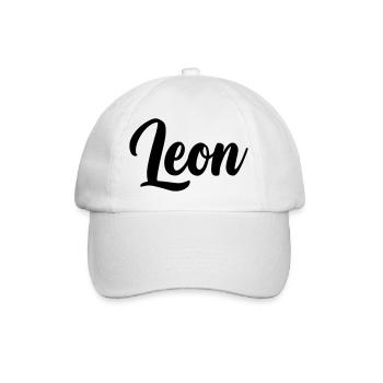 Leon - Baseball Cap - white/white - Front