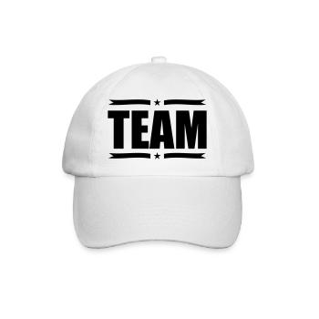 équipe - Casquette classique - blanc/blanc - Devant