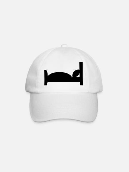 Bett - Baseballkappe - Weiß/Weiß