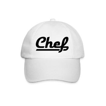 Chef - Baseballkappe - Weiß/Weiß - Vorne