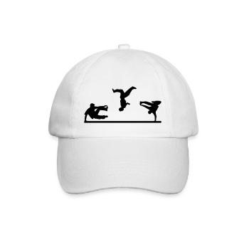 Freerunning, Free Running, Artistics - Baseball Cap - white/white - Front