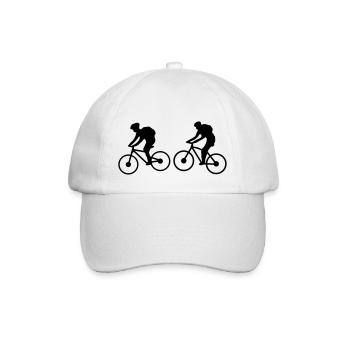 Sport - Fahrrad Mountainbike - Baseballkappe - Weiß/Weiß - Vorne