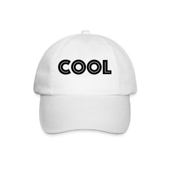 cool - Baseball Cap - white/white - Front