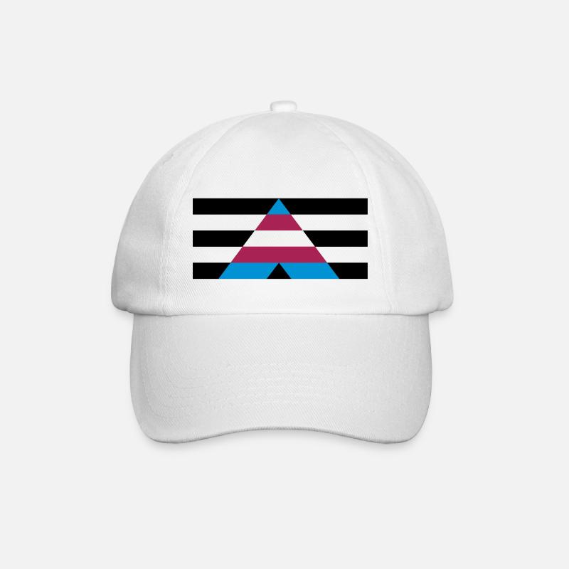 Cis Trans-Ally - Baseballkappe - Weiß/Weiß