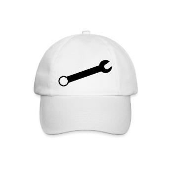 OUTIL CLES - Casquette classique - blanc/blanc - Devant