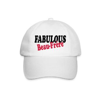 Fabulous brother-in-law - Baseball Cap - white/white - Front