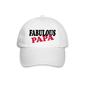 Fabulous PAPA - Casquette classique - blanc/blanc - Devant