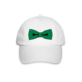 Noeud Papillon - Casquette classique - blanc/blanc - Devant