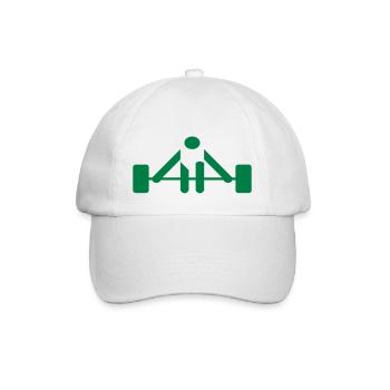 _weight_01 - Baseballkappe - Weiß/Weiß - Vorne