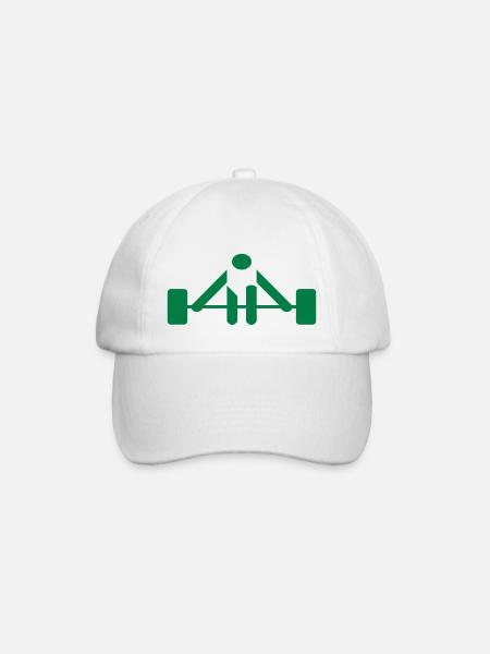 _weight_01 - Baseball Cap - white/white