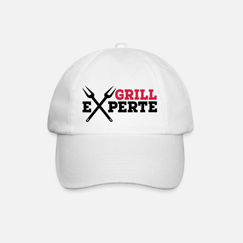 Grill - Baseballkappe - Weiß/Weiß