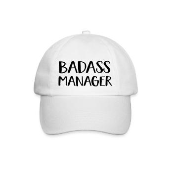 Manager - Baseballkappe - Weiß/Weiß - Vorne