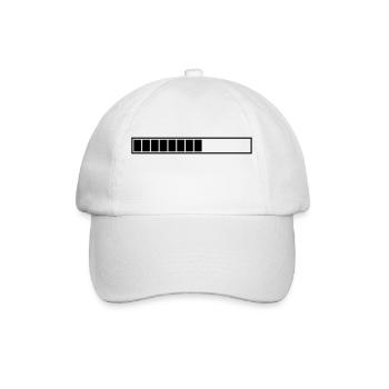 BARRE DE CHARGEMENT - Casquette classique - blanc/blanc - Devant